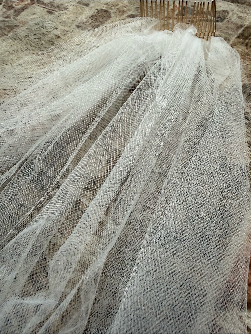 Cathedral length veil - perfect condition!
